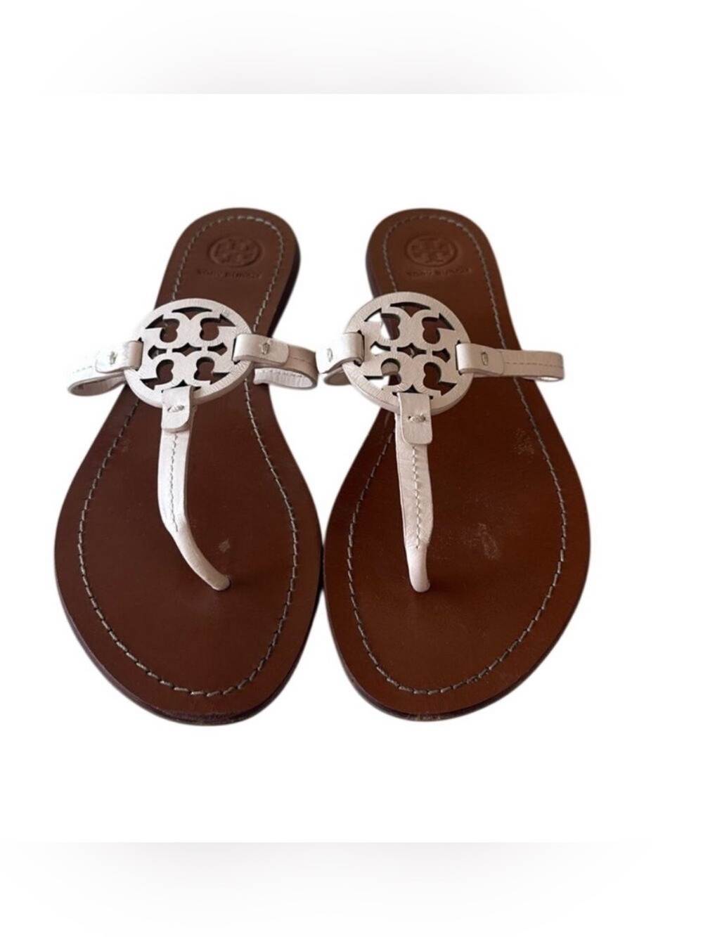 Tory Burch‎ Gabriel Pink Logo Sandals 9